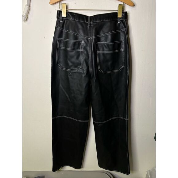 Free People The It Factor Vegan Leather Pants - Picture 7 of 8